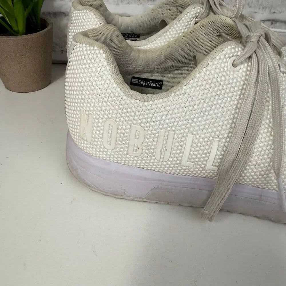 NOBULL Training Sneakers White Size Mens 12 Womens 13.5